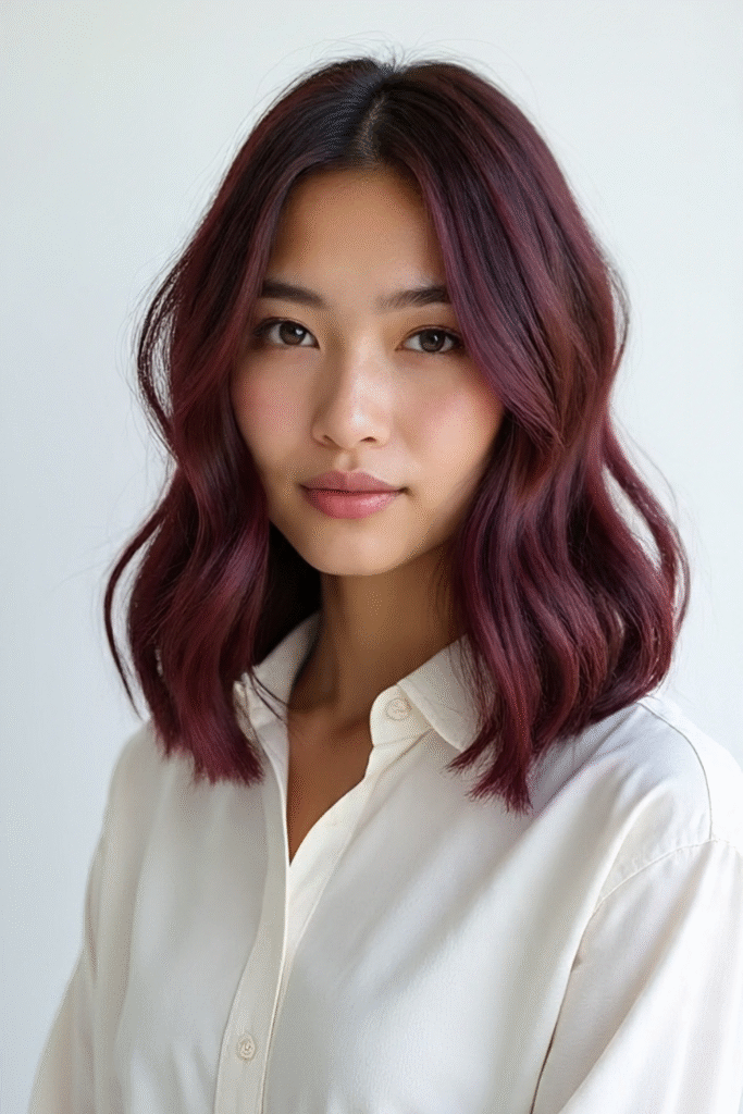 25 Besten Burgunder Frisuren